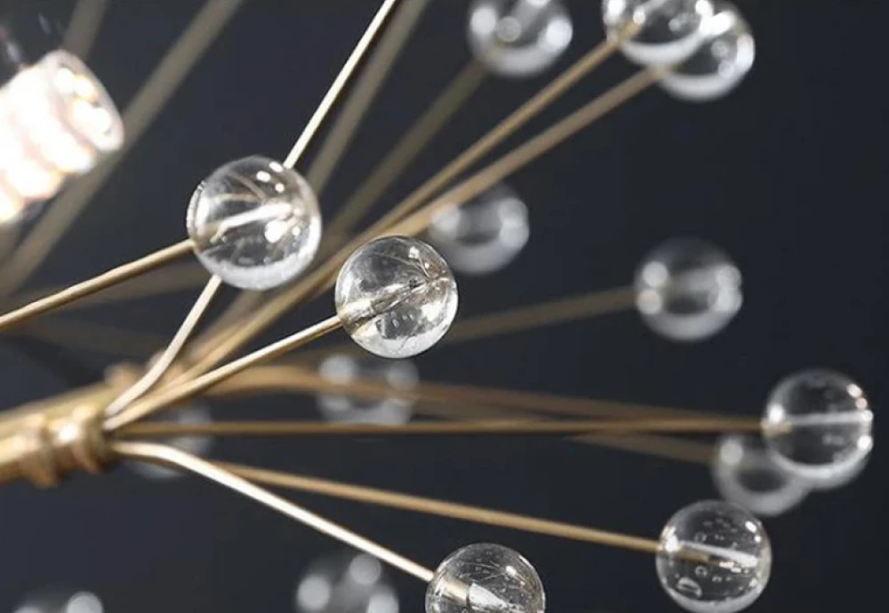 crystal dandelion chandelier